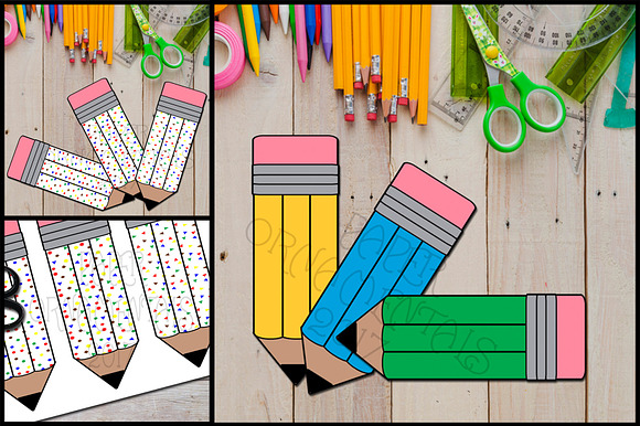 Bookmark Set, Pudgy Pencil Bookmark in Objects - product preview 1