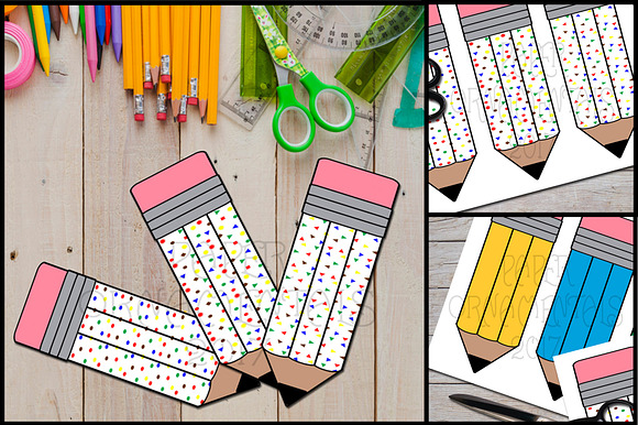 Bookmark Set, Pudgy Pencil Bookmark in Objects - product preview 2