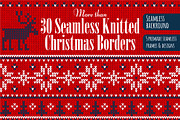 30 Seamless Knitted Borders