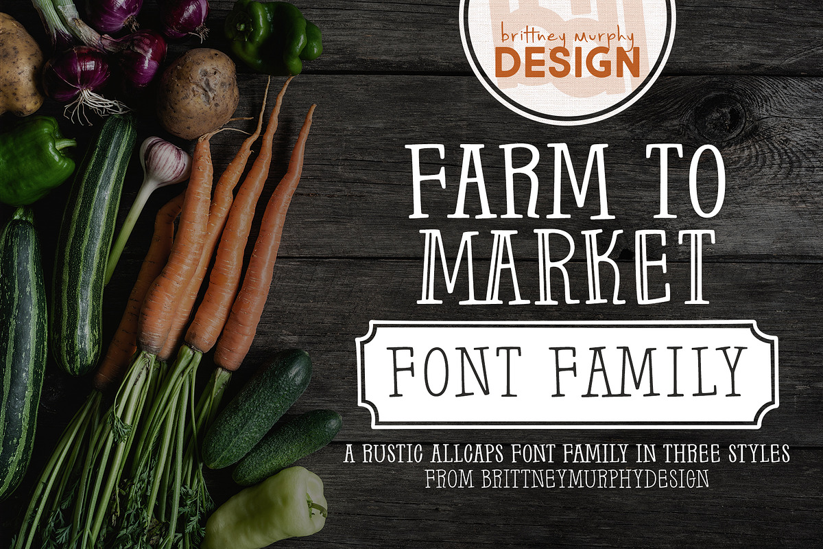 Farm to Market in Display Fonts - product preview 8