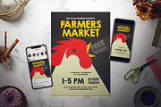 Farmers Market Flyer Set