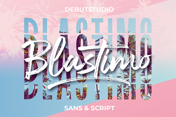 BLASTIMO // Sans & Script in Display Fonts - product preview 6