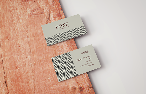 PAINE Business Card in Business Card Templates - product preview 1
