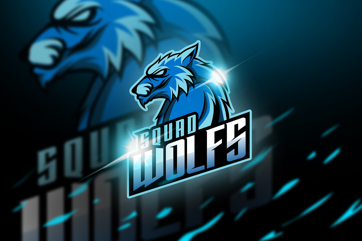 wolfs - Mascot & Esport Logo in Logo Templates - product preview 8