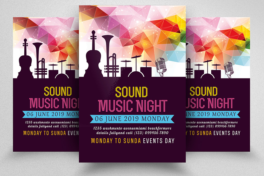 Music Band Show Flyer Template in Flyer Templates - product preview 8