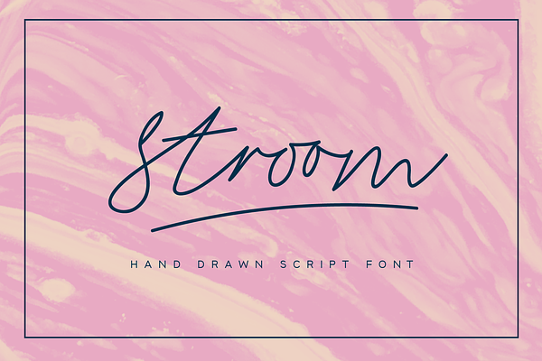 Stroom - Signature Script Font