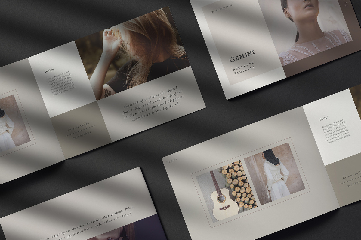 Gemini Brochure Template in Brochure Templates - product preview 8
