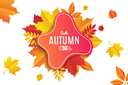 Autumn Sale. Abstract Banners