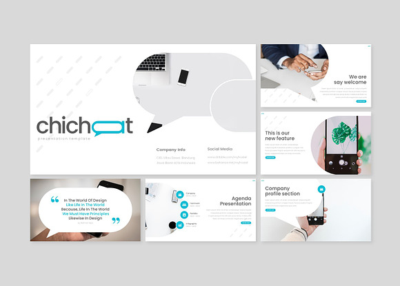 Chichat - Keynote Template in Keynote Templates - product preview 1