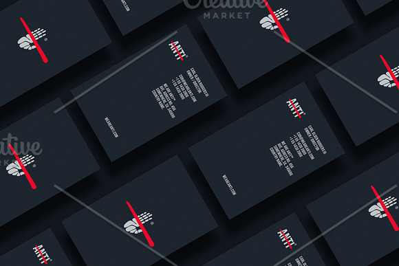 Business cards template: Anti Store in Business Card Templates - product preview 1