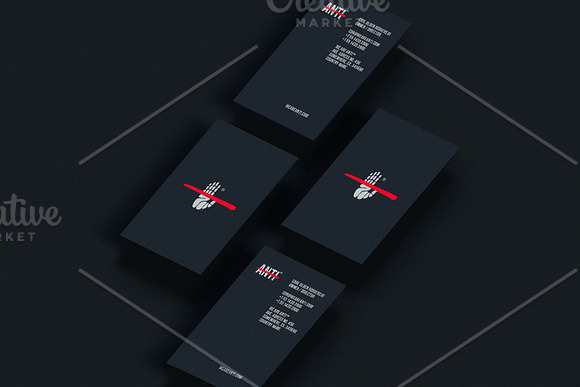 Business cards template: Anti Store in Business Card Templates - product preview 2