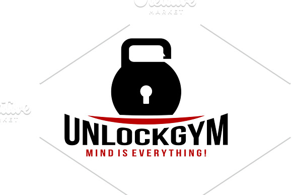 Unlock Gym in Logo Templates - product preview 1