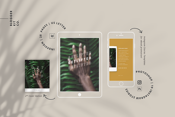 eBook + Instagram Stories Bundle in Magazine Templates - product preview 1