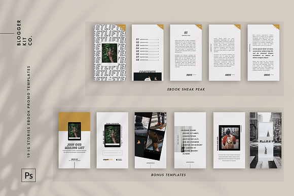 eBook + Instagram Stories Bundle in Magazine Templates - product preview 5