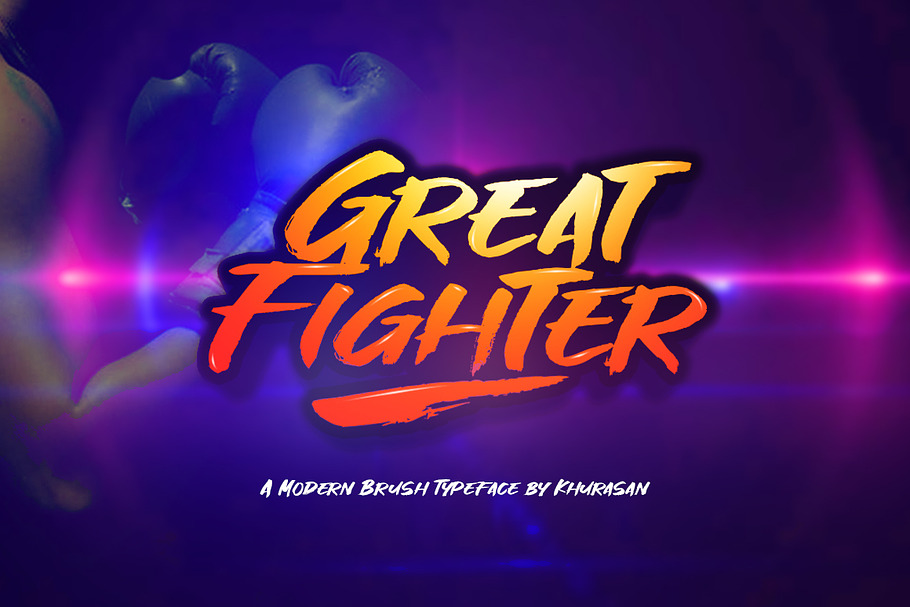 Great Fighter in Display Fonts - product preview 8