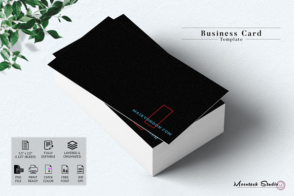 Business Card Template in Business Card Templates - product preview 3