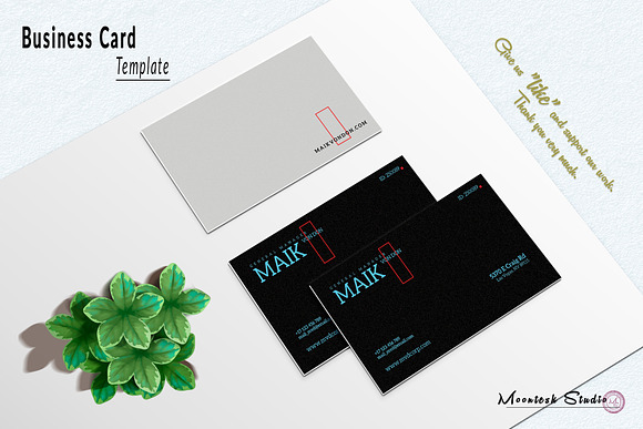 Business Card Template in Business Card Templates - product preview 4
