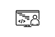 Programmation coding icon