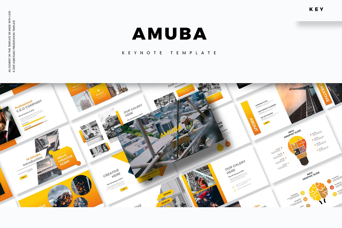 Amuba - Keynote Template in Keynote Templates - product preview 8