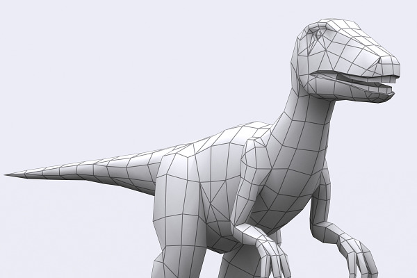 3DRT - Dinosaurs - Velociraptor