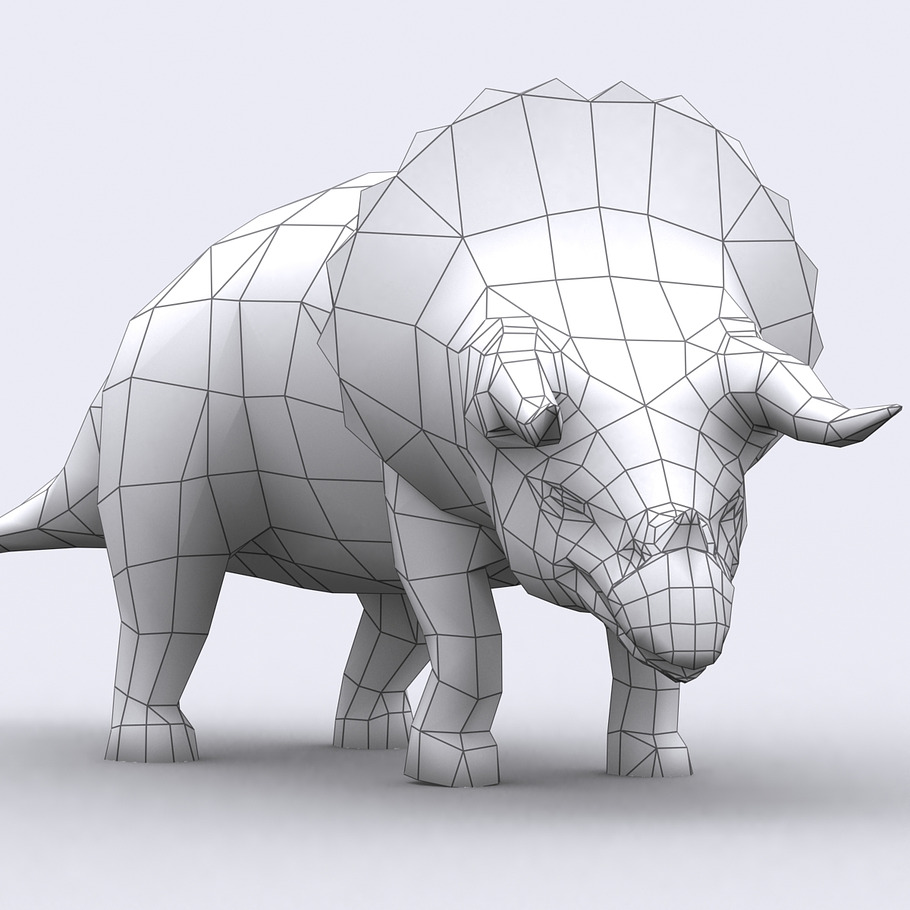 3DRT - Dinosaurs - Triceratops in Animals - product preview 1