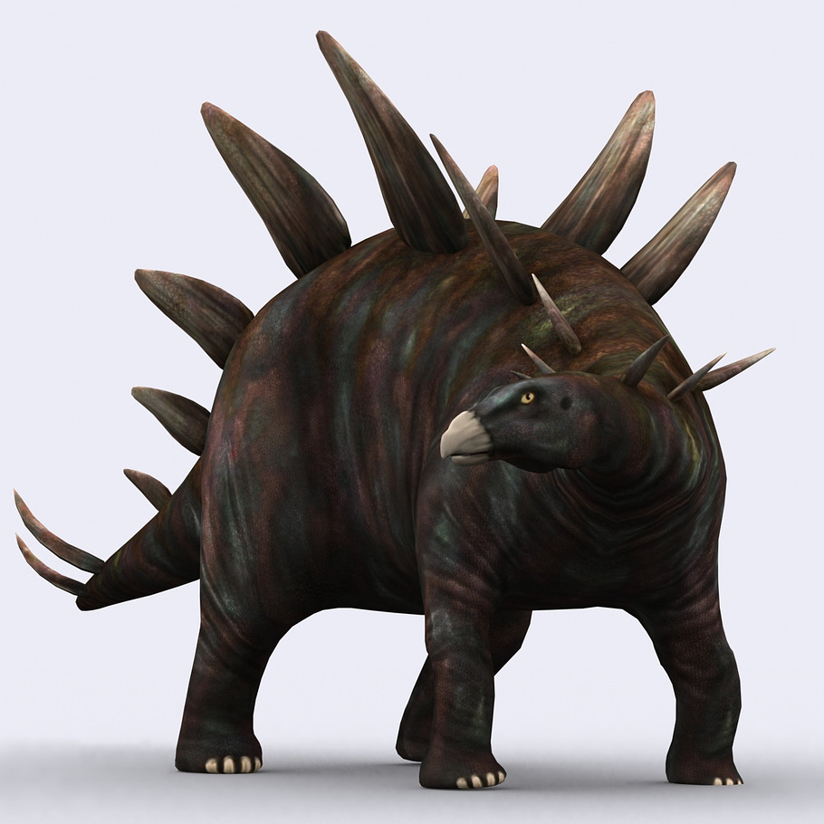 3DRT - Dinosaurs - Stegosaurus in Animals - product preview 2