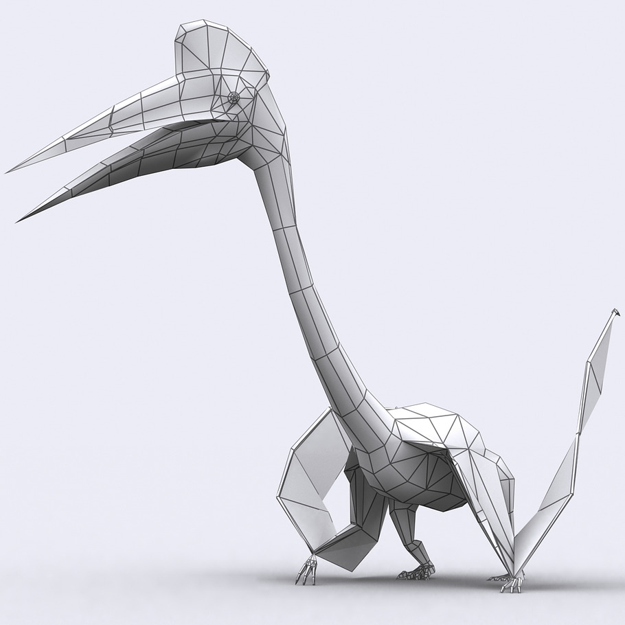 3DRT - Dinosaurs - Quetzalcoatlus in Animals - product preview 1