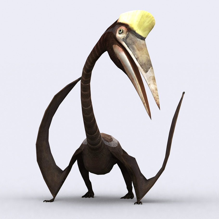 3DRT - Dinosaurs - Quetzalcoatlus in Animals - product preview 2