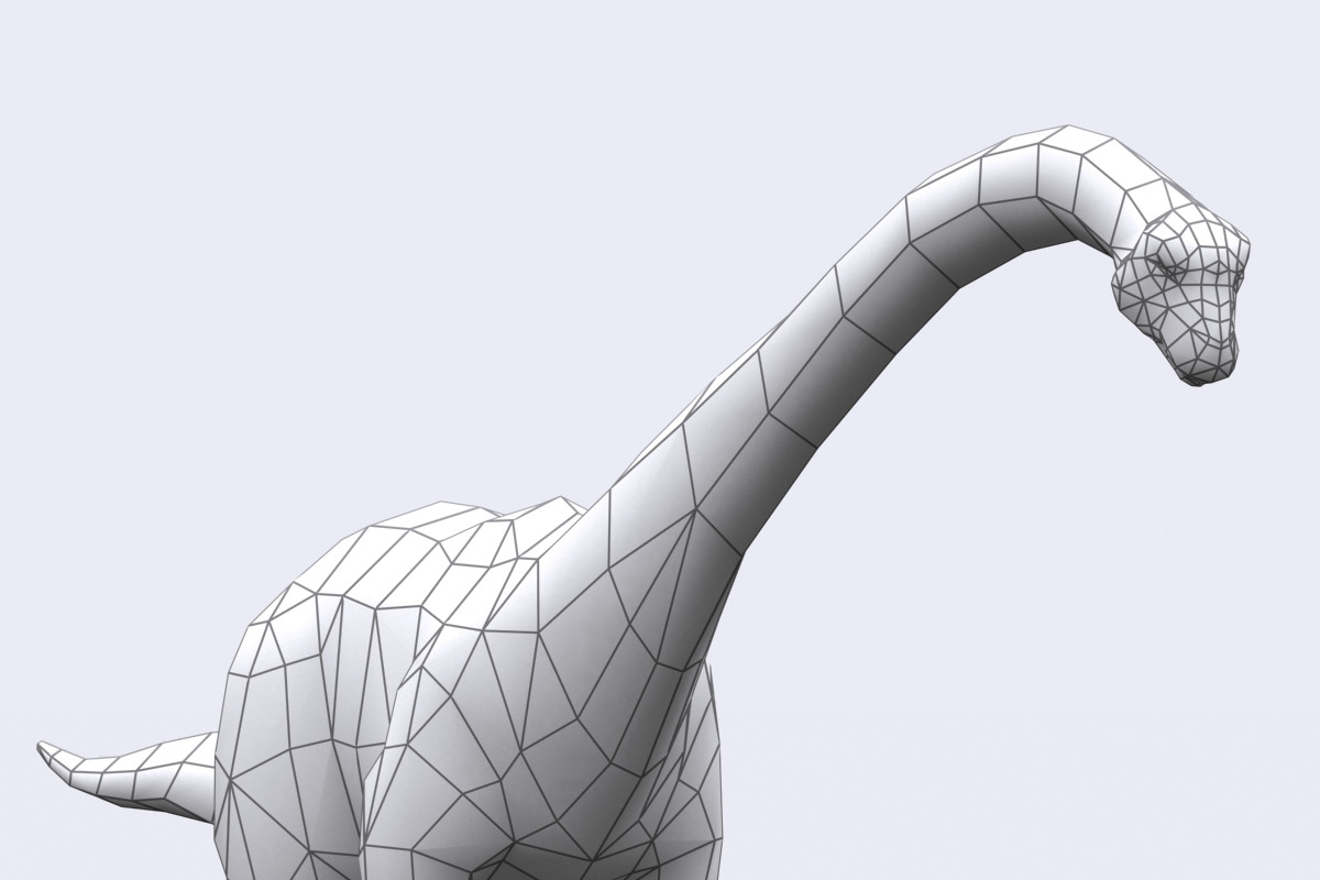3DRT - Dinosaurs - Diplodocus in Animals - product preview 8
