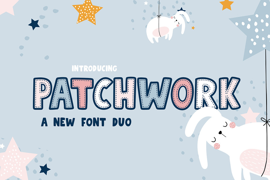 Patchwork Font Duo in Display Fonts - product preview 8