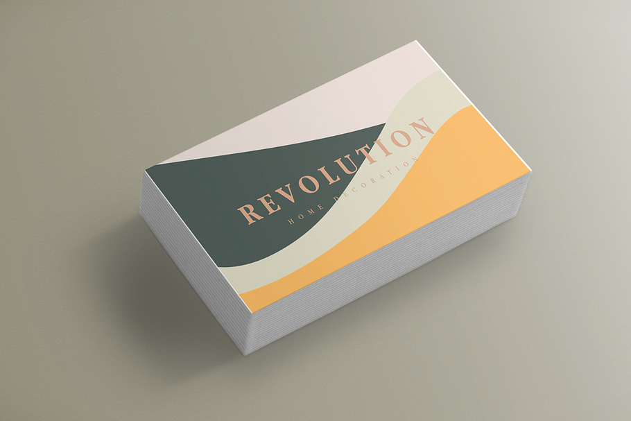 Revolution Business Cards in Business Card Templates - product preview 8