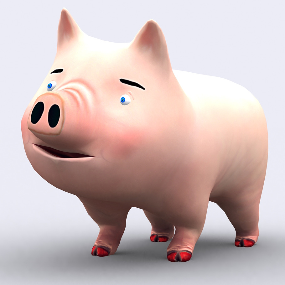 Toonpets animals - Pig in Fantasy - product preview 1