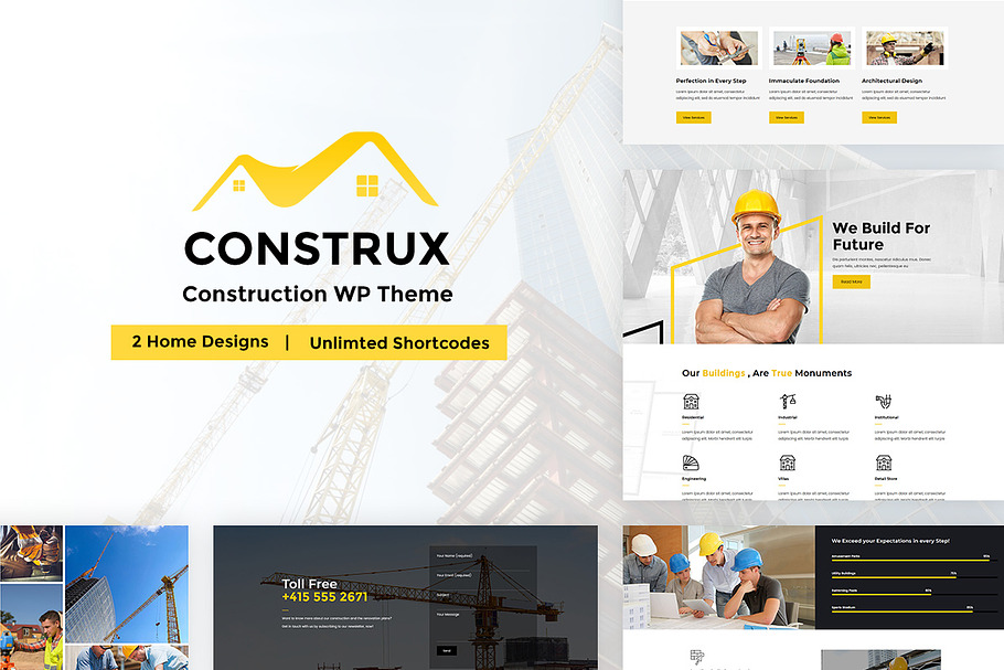Construx - Construction WP Theme in WordPress Business Themes - product preview 8