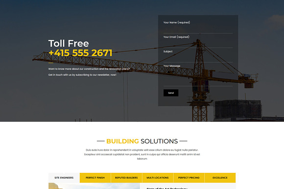 Construx - Construction WP Theme in WordPress Business Themes - product preview 7