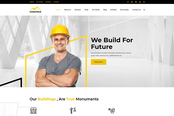 Construx - Construction WP Theme in WordPress Business Themes - product preview 9