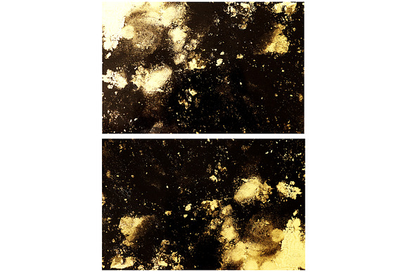 Black Gold Ink Textures in Textures - product preview 2
