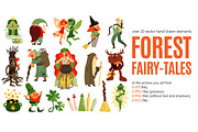 Forest Fairy Tails Set