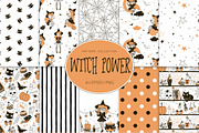 Witch Power Halloween pattern set