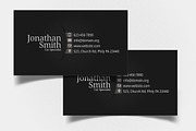 Black-Grey Personal Business Card