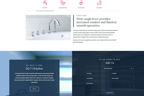 Homi – Bathroom Fixtures WP Theme in WordPress Business Themes - product preview 10