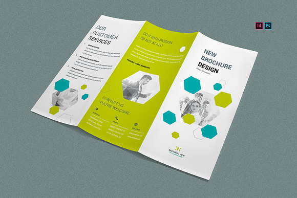 Business Trifold Brochure in Brochure Templates - product preview 1