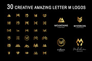 30 Creative Letter M logos