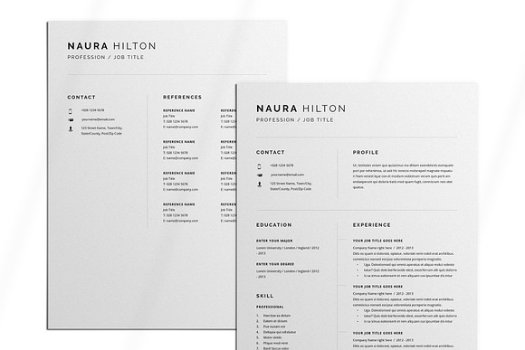 Naura Hilton - Resume Cover Letter in Letter Templates - product preview 2