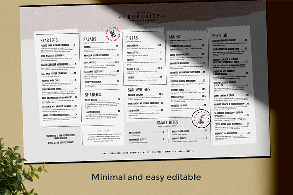 Restaurant Menu Design in Templates - product preview 2