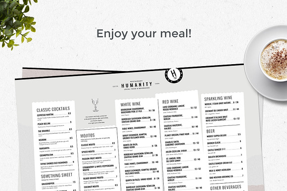 Restaurant Menu Design in Templates - product preview 3