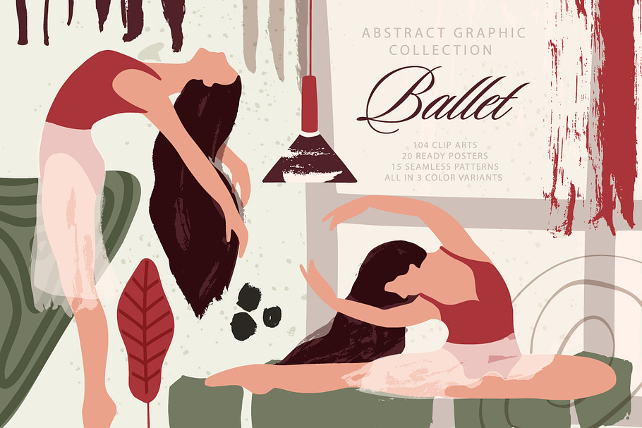 Ballet. Abstract Graphic Bundle. in Illustrations - product preview 8