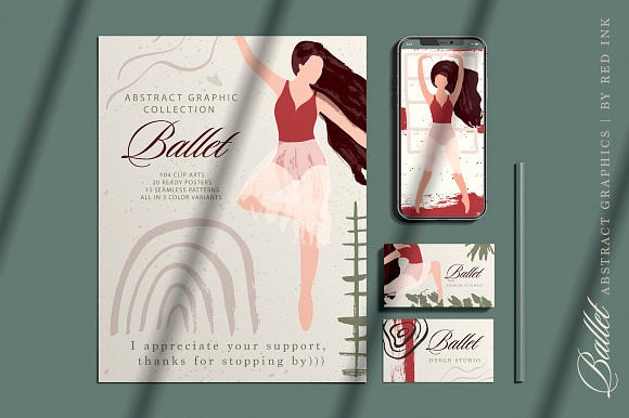 Ballet. Abstract Graphic Bundle. in Illustrations - product preview 1