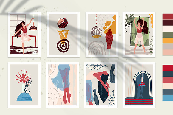Ballet. Abstract Graphic Bundle. in Illustrations - product preview 4
