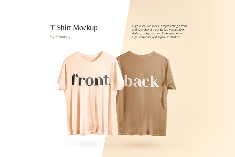 T-Shirt Mockup in Print Mockups - product preview 8