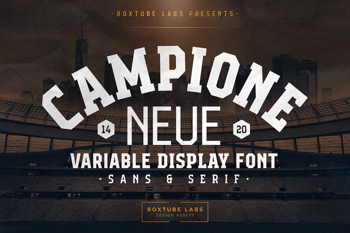 Campione Neue Variable in Display Fonts - product preview 8